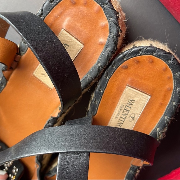 Inbox! Authentic VALENTINO GARAVANI studded butterfly suede espadrilles 9 - Picture 14 of 17